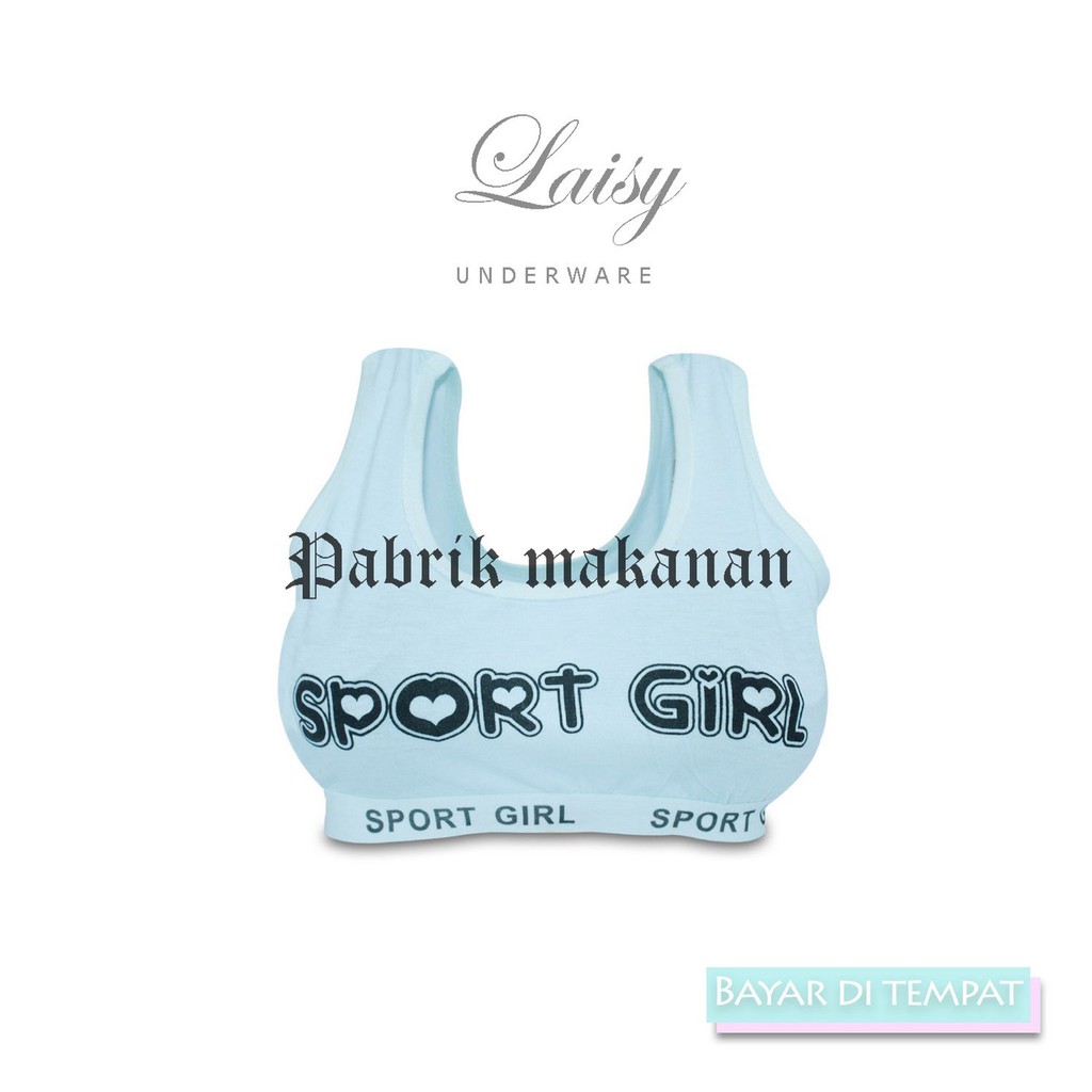 bra sport miniset laisy all size multi warna bahan katun termurah