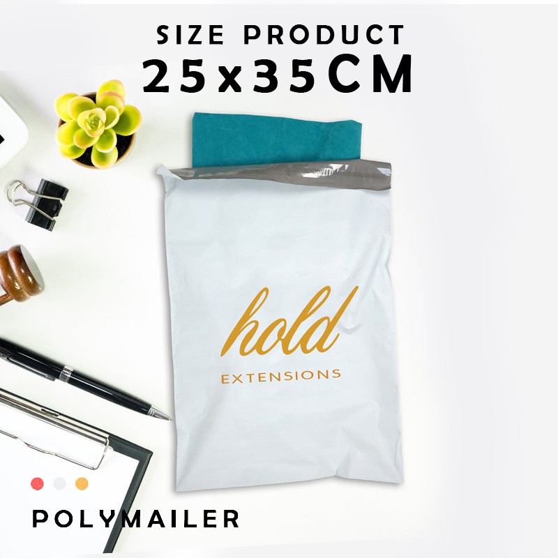 

Plastik Polymailer Putih 25x35 CM Plastik Packing Polymailer Olshop Packaging Online Shop Murah