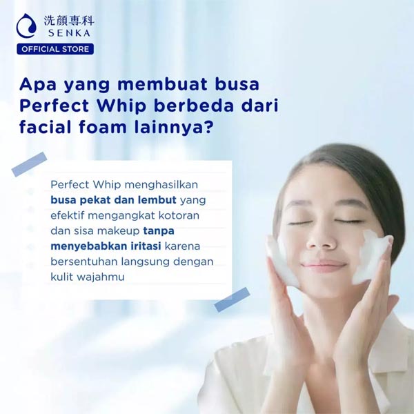 SENKA - Perfect White Clay Facial Foam From Japan 50g - Untuk Mengangkat Komedo &amp; Cerah_Cerianti