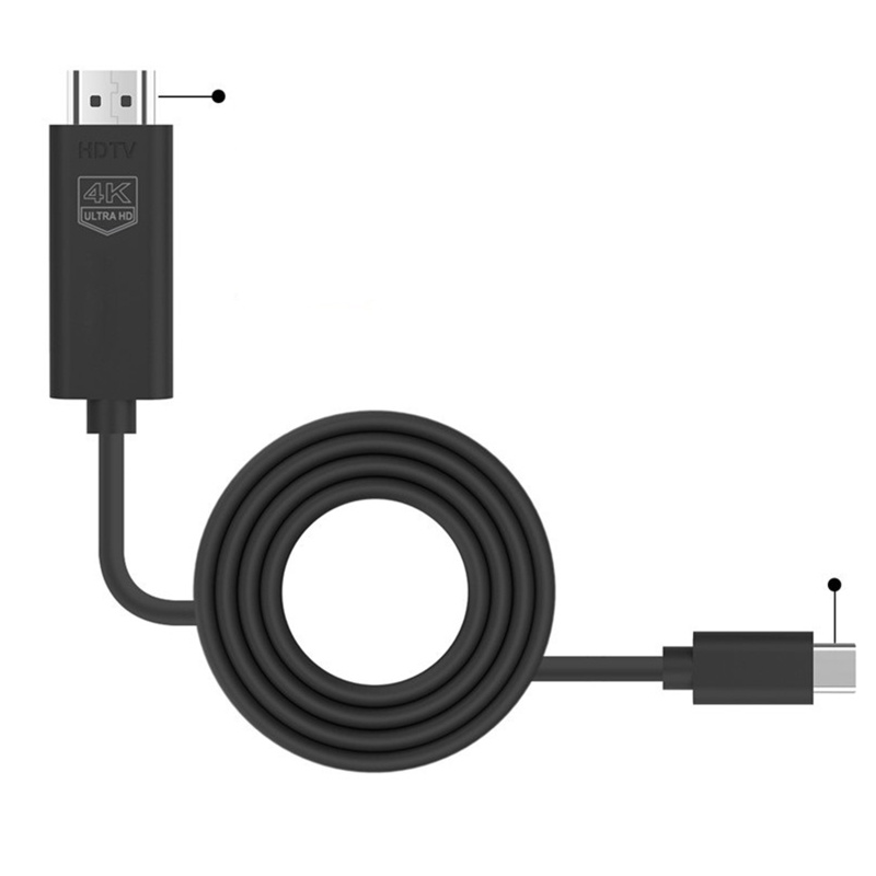 Btsg USB C to Adapter USB 3.1 Type-C Hub Adapter (4K @ 30Hz) Sinkronisasi Video Pada Layar Yang Sama