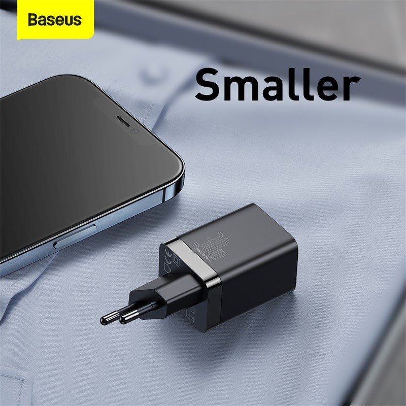 BASEUS Super Si Pro Quick Charger C+U 30W EU - CCSUP-E