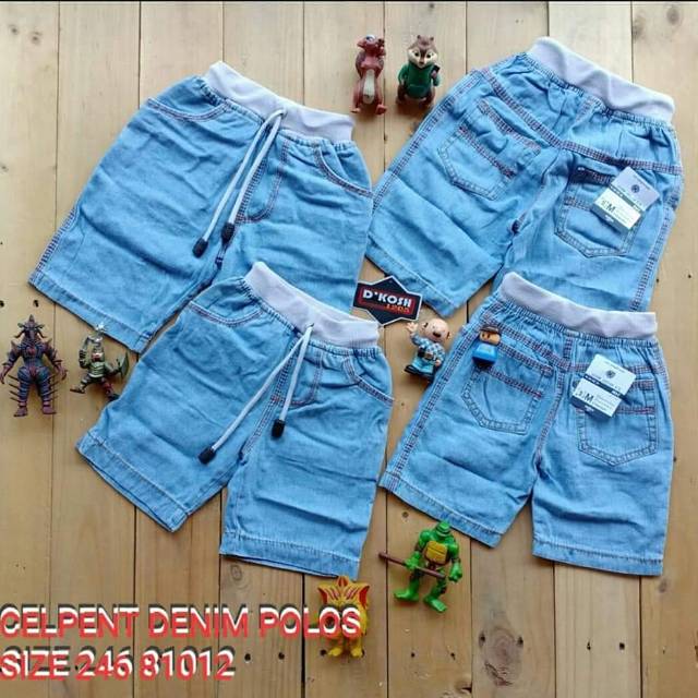 Celana Jeans Pendek Anak  Cowok1-6 Tahun I Jeans Anak Laki Laki