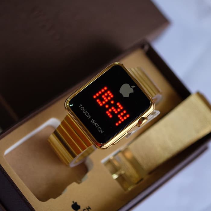 Jam Tangan Pria Wanita Apple Touch Watch Chain Strap - Hitam