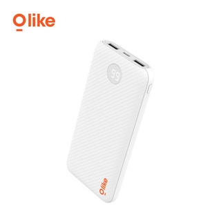 Olike Powerbank Dual USB Port Type C Micro USB 10.000 mAh LED Battery Display Fast Charging P1 Garansi Resmi