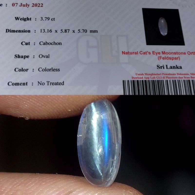 Batu akik natural biduri bulan ceylon air laut srilanka moonstone