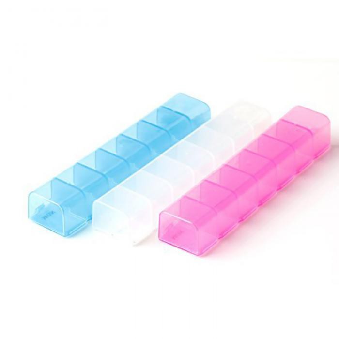 【GOGOMART】Kotak Obat 7 Day Medicine Tablet Storage