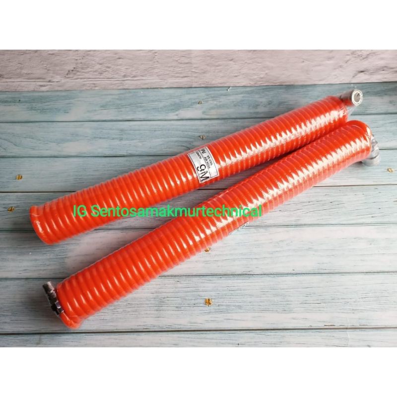 TW 9 M Selang Spiral Recoil Hose Compressor Kompresor Angin PU 9M