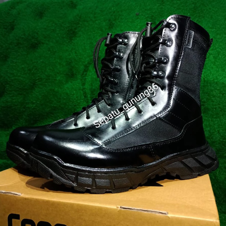 Sepatu PDL JATAH POLRI,sepatu PDL terbaru 2021 kulit Asli Original Caanggo Militery