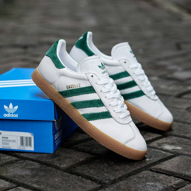 adidas gazelle green gum