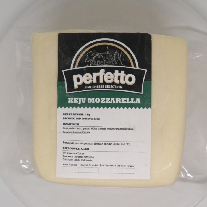 

fe20011vv Keju Mozarella Perfetto 1Kg Asli Bukan Repack Xa201As