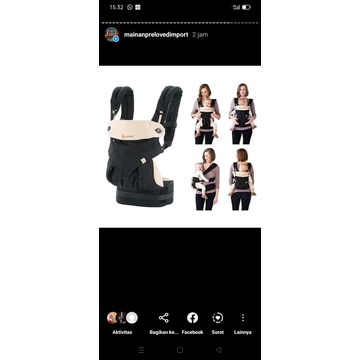 gendongan ssc ergobaby 360 black camel