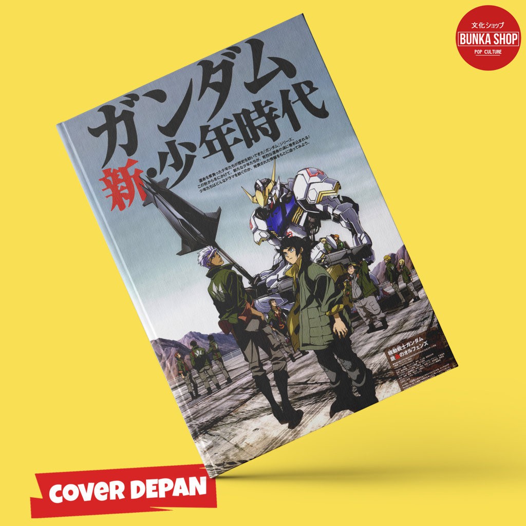 

Note Book Anime Gundam IBO Hardcover A5 Buku Tulis Catatan Note Agenda Planner Jurnal