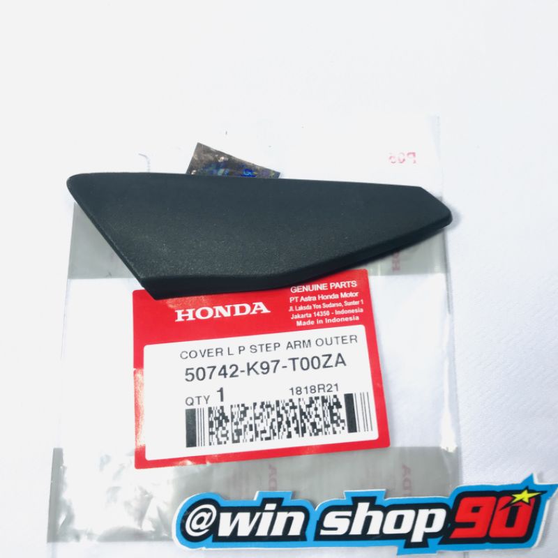 cover step bawah kanan kiri sepasang cover step L arm outer PCX k97