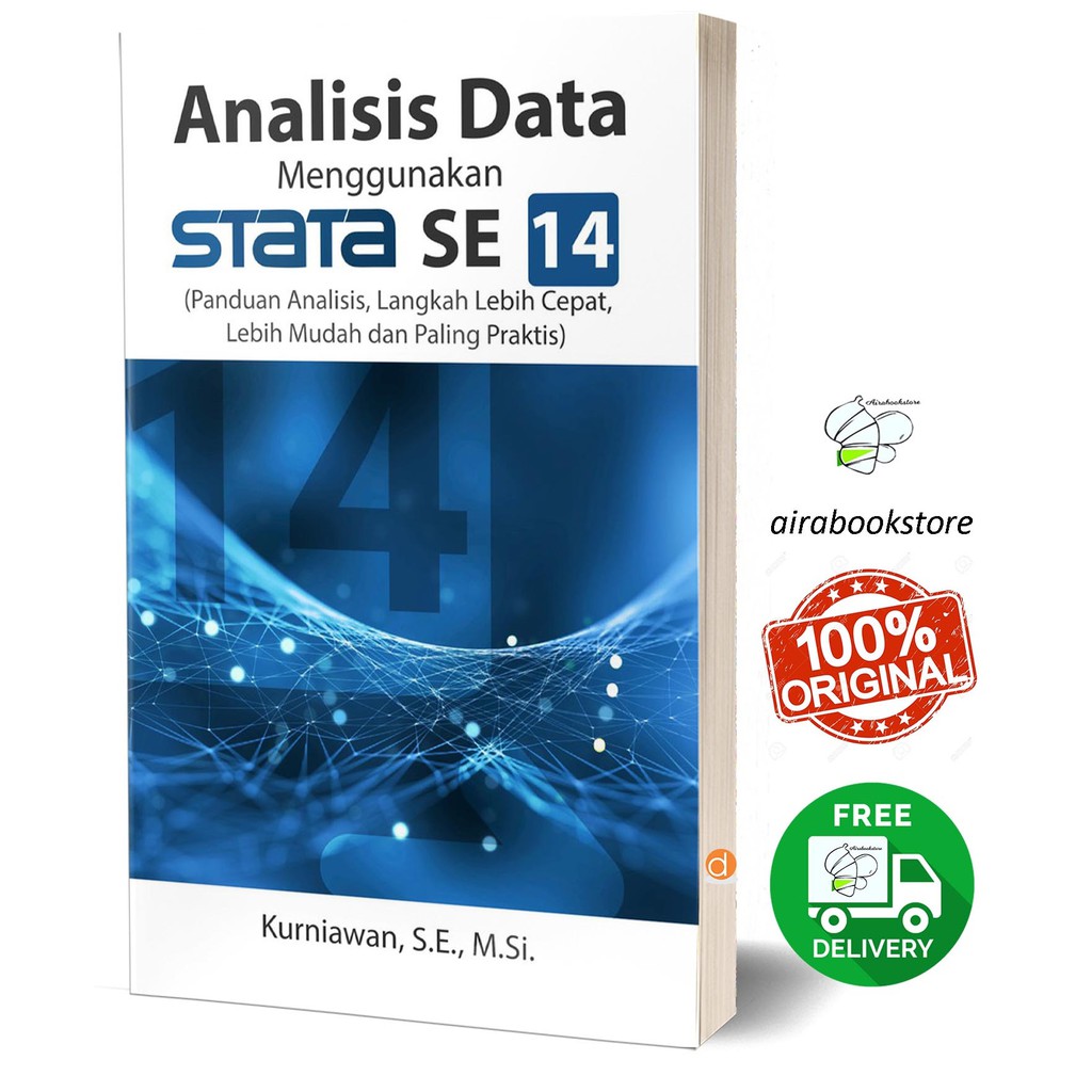 Buku Analisis Data  Menggunakan Stata SE 14 - DP03125A ORIGINAL