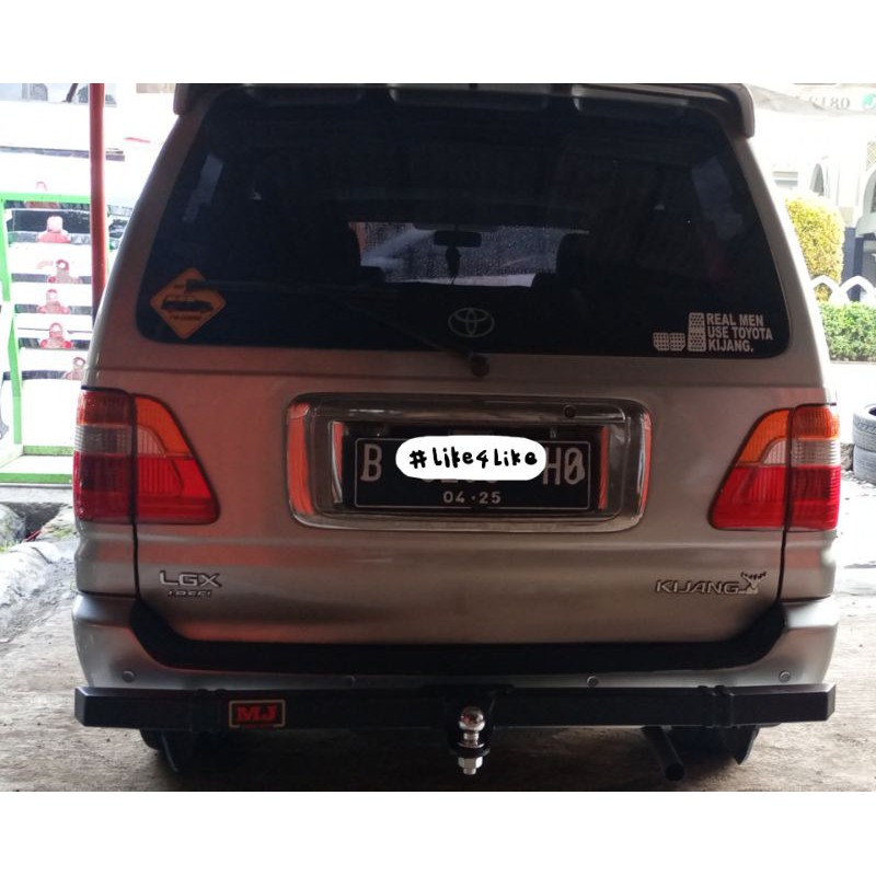 bemper besi towing bar MJ kijang lgx hitam