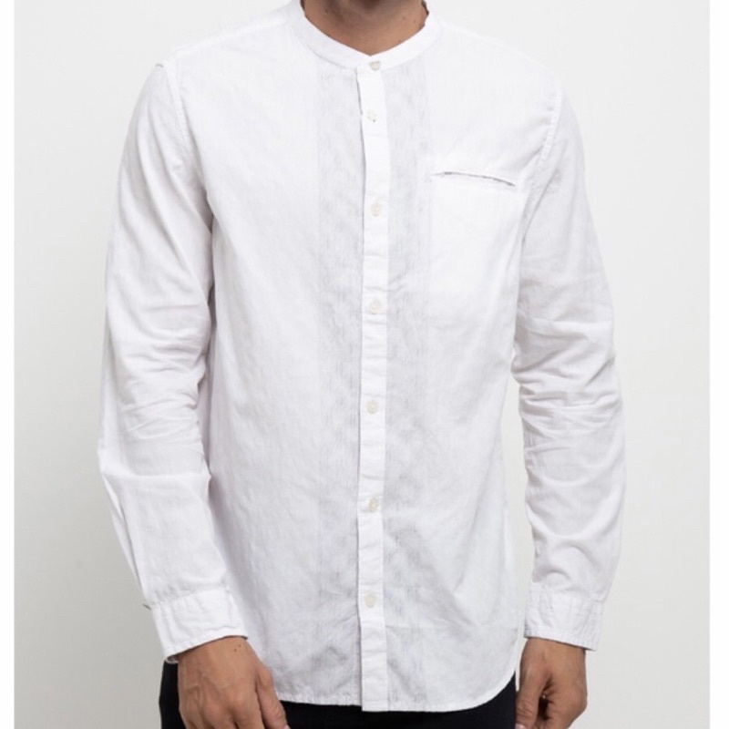 kemeja koko watchout original kemko lengan panjang putih