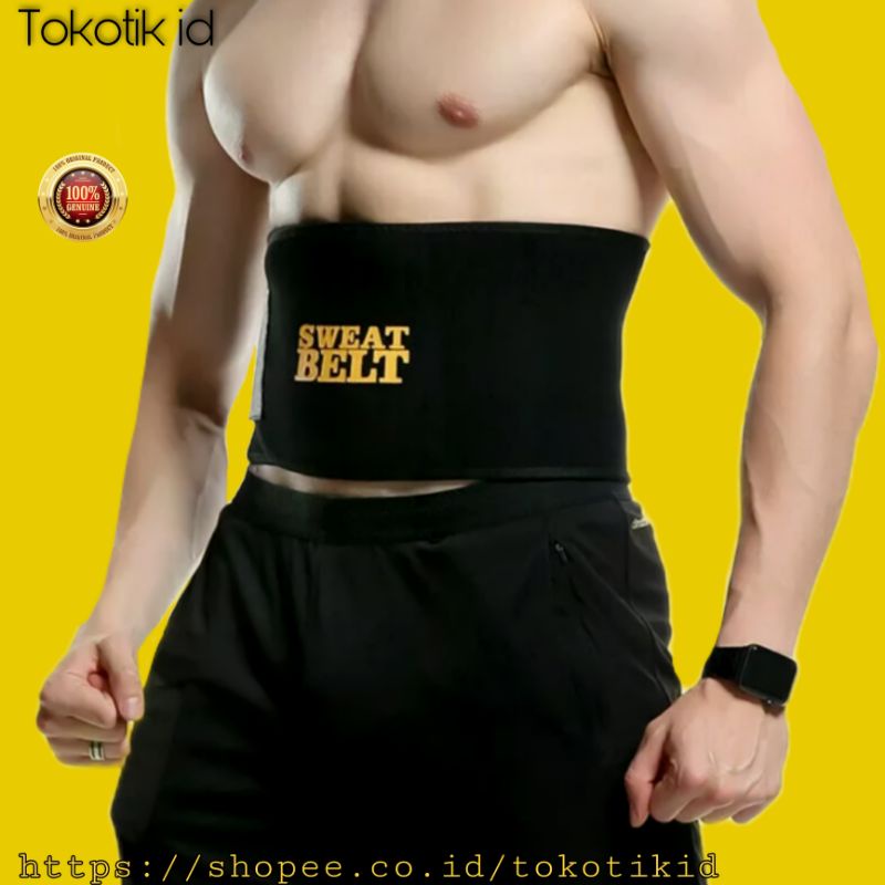 Sweet sweat belt korset premium peramping perut Fitnes Body Slim Sabuk Pembakar lemak