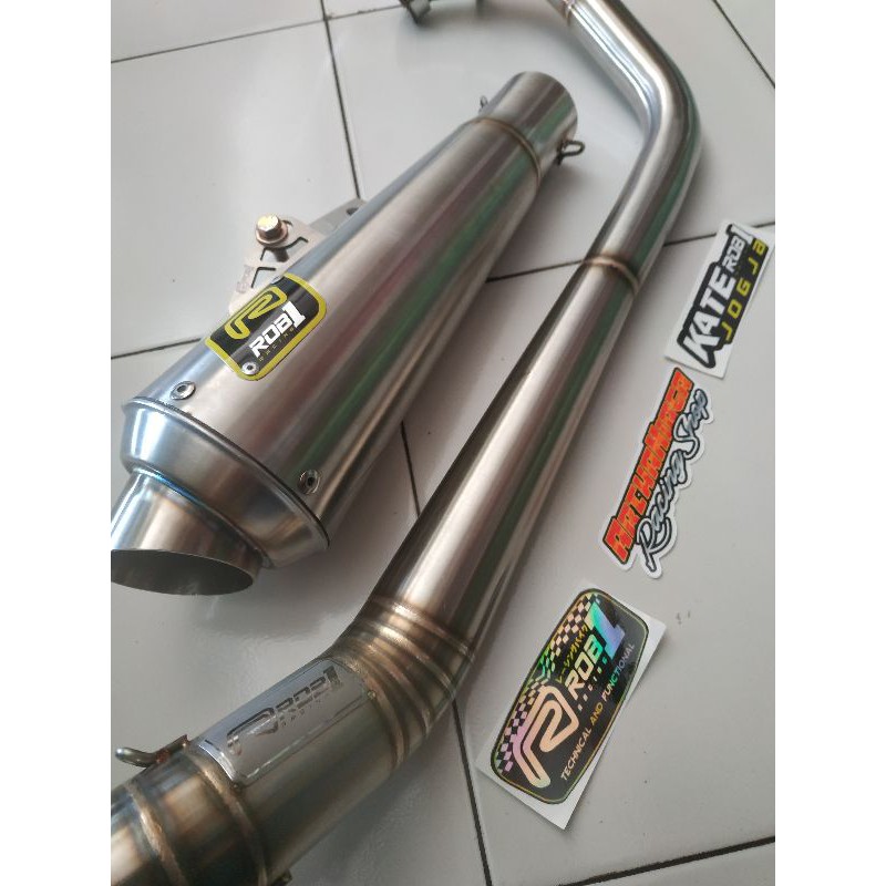 Knalpot Rob1 Rob 1 FU200 FU Bebek 200 Ex Tengah ORIGINAL