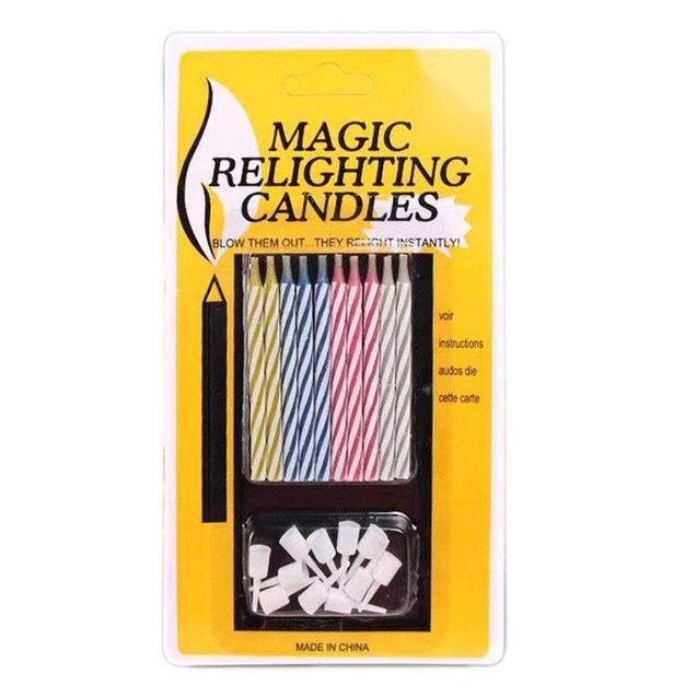 DC - Lilin Magic Relighting Candles isi 10pcs. Lilin Ulang Tahun.