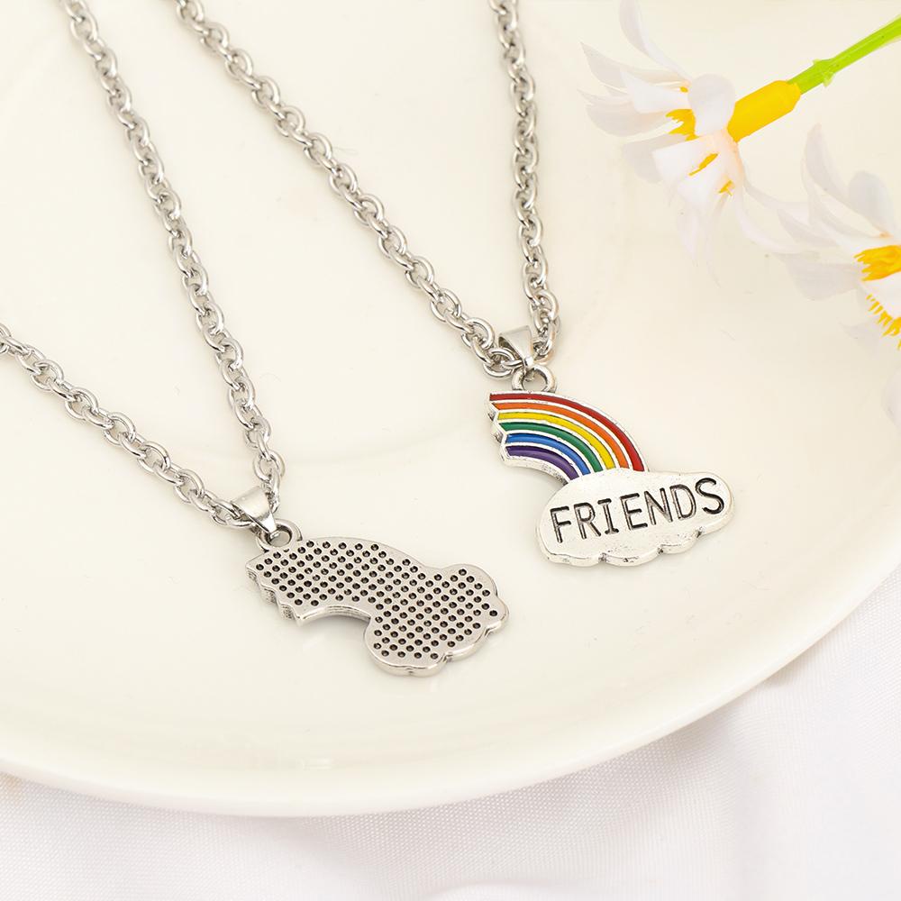 Lily Couple Kalung Fashion Hadiah Valentine Aksesoris Sisters Pendant