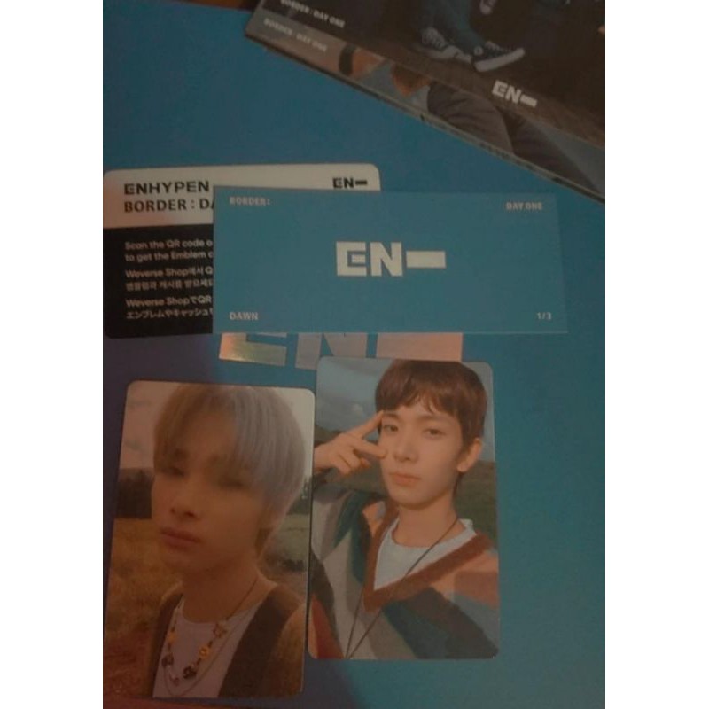 photocard heesung Niki dawn(BOOKED)