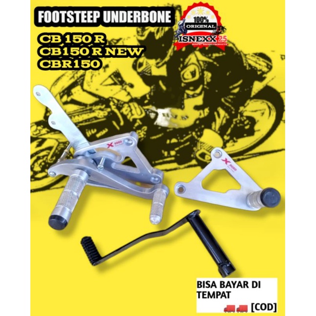 FOOTSTEP UNDERBON UNDERBONE HONDA CB150R/UNDERBONE HONDA CB 150R NEW/UNDERBONE HONDA CBR/FOOTSTEP UN