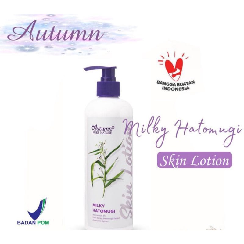 Autumn Milky Hatomugi Skin Lotion 500ml