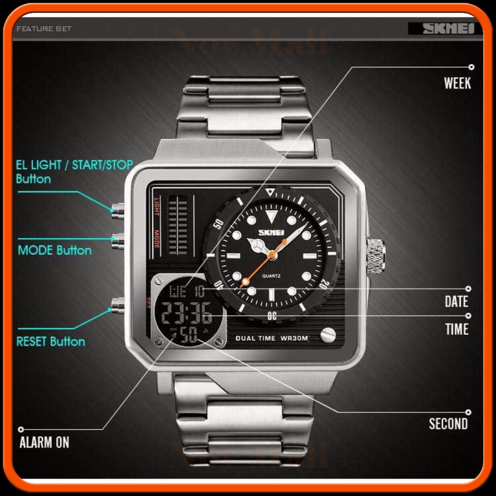 SKMEI Vogue Jam Tangan Digital Analog Pria - 1392