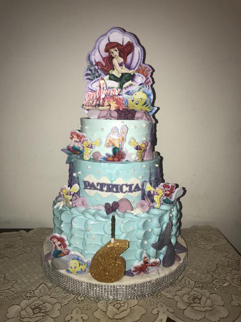Cupcake Topper Ariel Mermaid