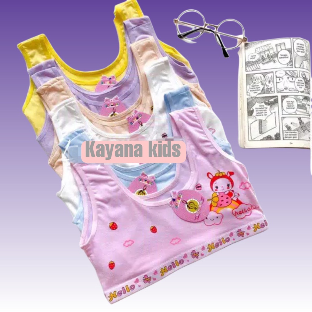 Miniset Bra anak perempuan SD motif usia 9-10 tahun