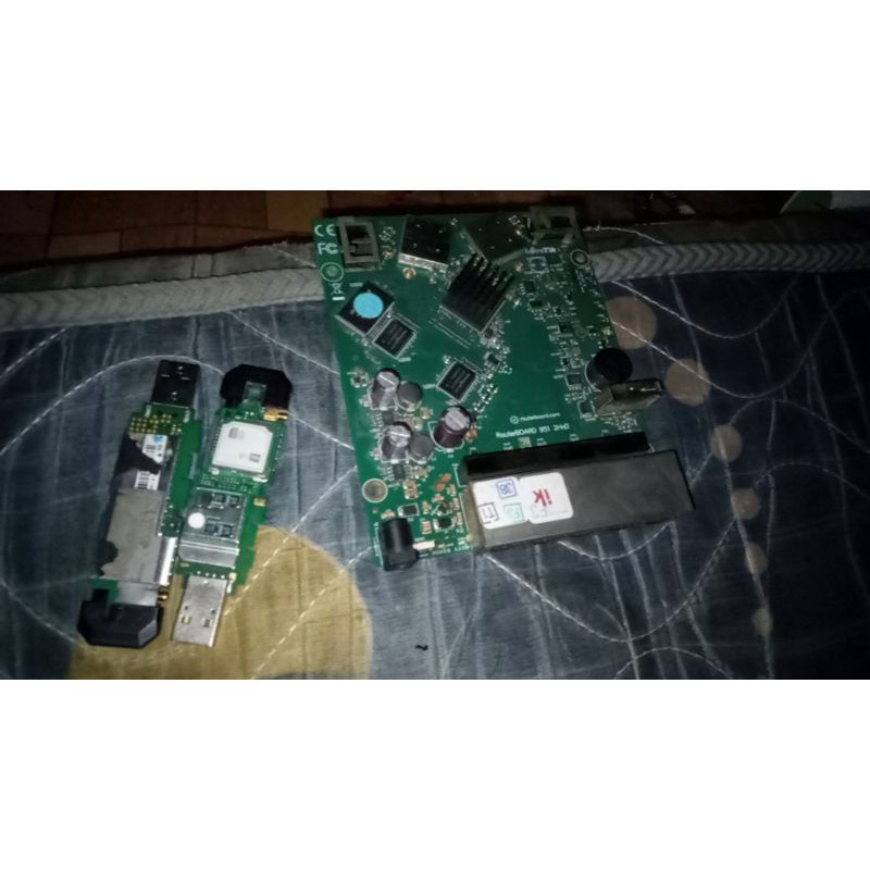 PCB mikrotik dan modem USB bonus pigtail