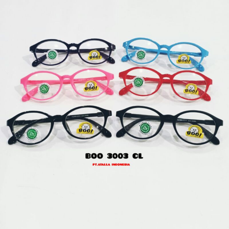 Kacamata Anak Warna Oval Kecil BOO 3003