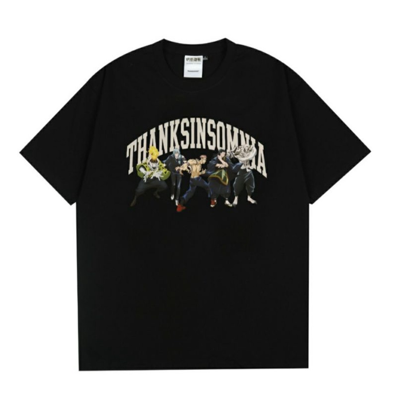 Thanksinsomnia - Jujutsu kaisen Gruska villain - black tees