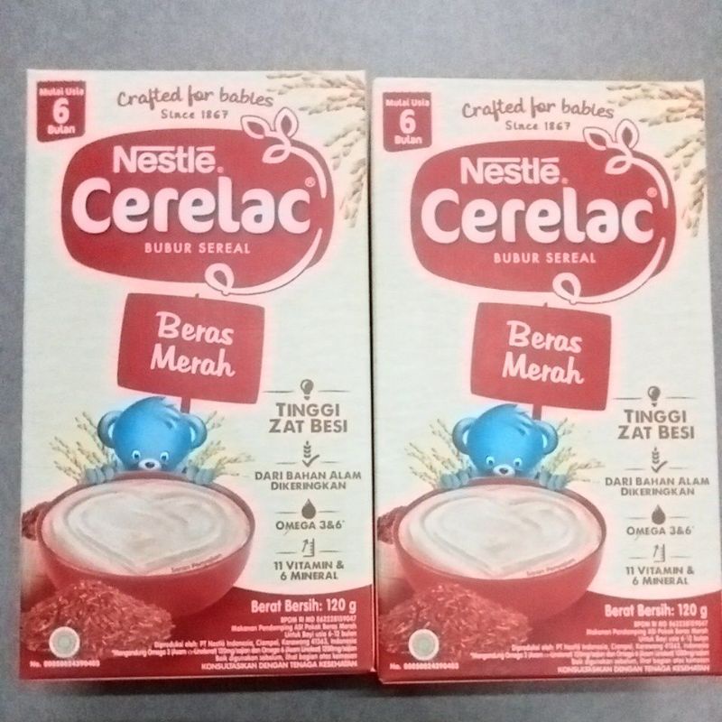 Nestle Cerelac Beras merah 120g