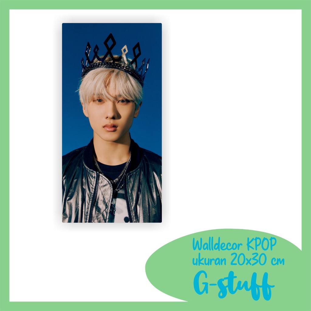 WALLDECOR NCT DREAM JISUNG BEATBOX UKURAN 15X30 CM WALL DECOR POSTER KAYU HIASAN DINDING KPOP