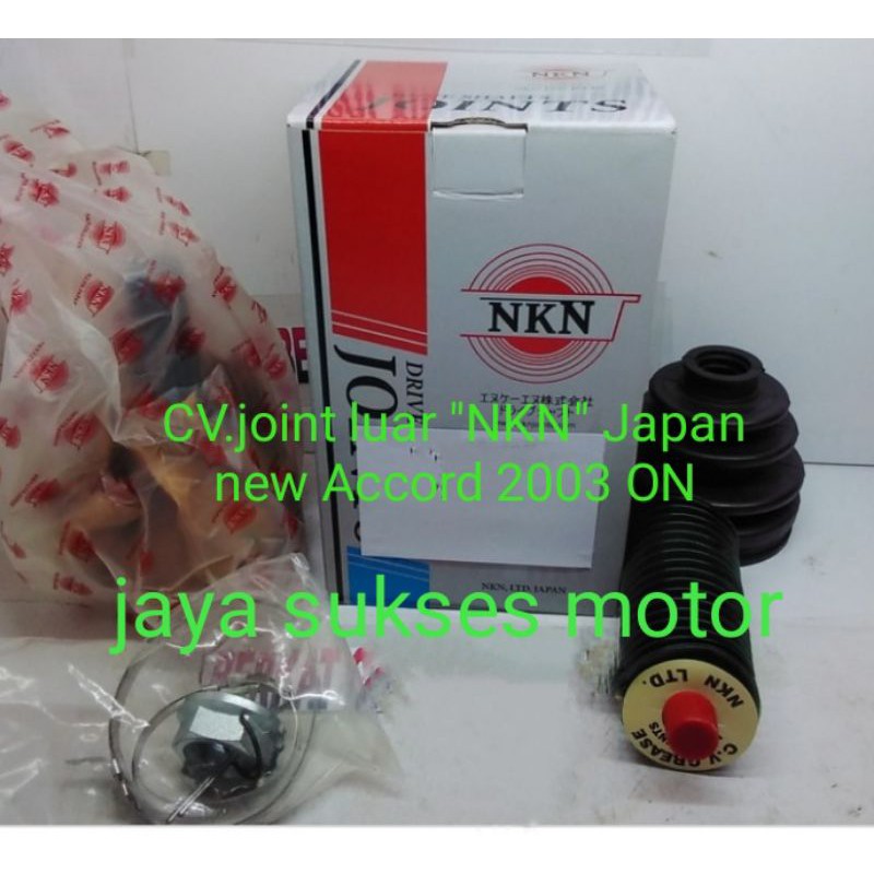 CV joint luar NKN new Accord 2003 On