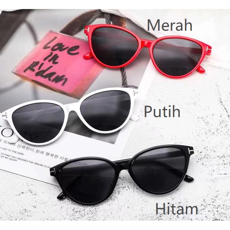 ⭐Gogoland⭐ Kacamata Hitam Wanita Model Vintage Kaca Mata Ulzzang Retro Gaya Sunglasses R230-2