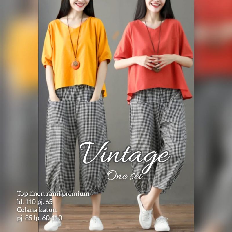 VINTAGE SET BAJU TERBARU