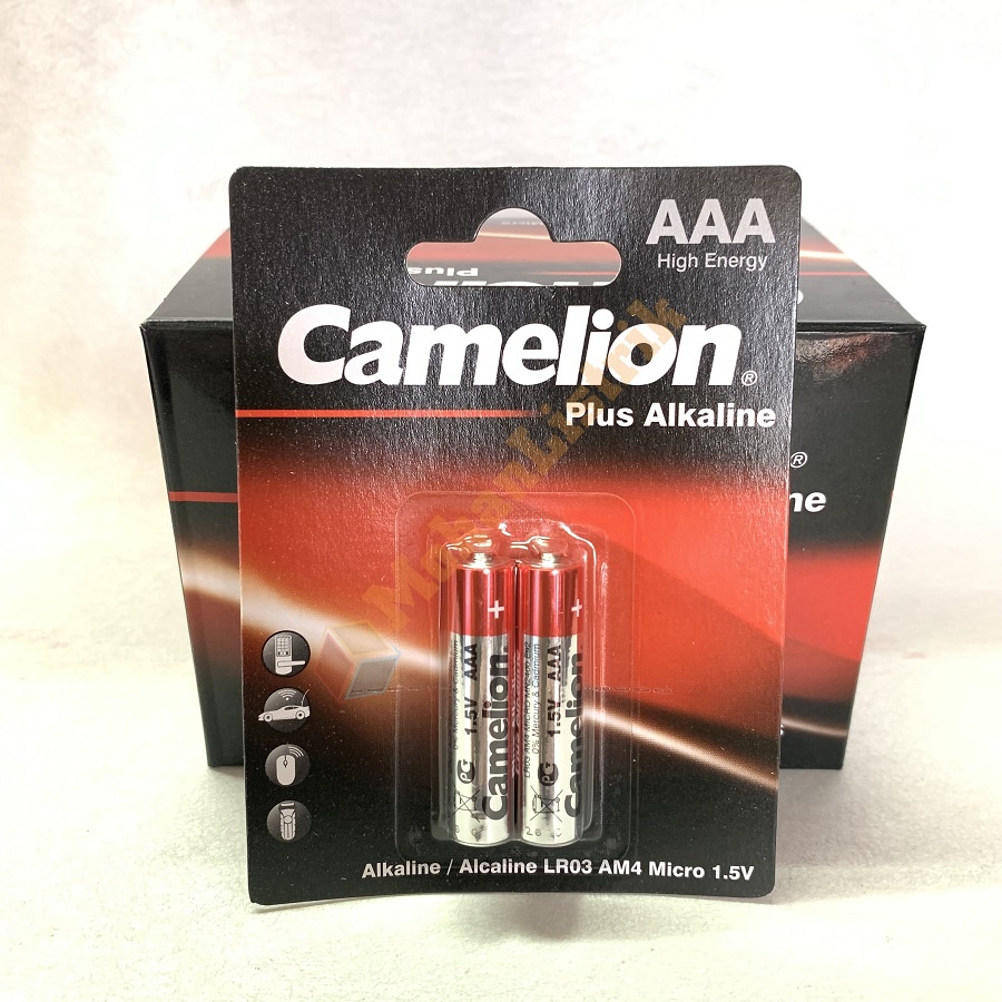 Baterai Battery Batre Batere Camelion A3 AAA Plus Alkaline 1.5V LR6-BP2