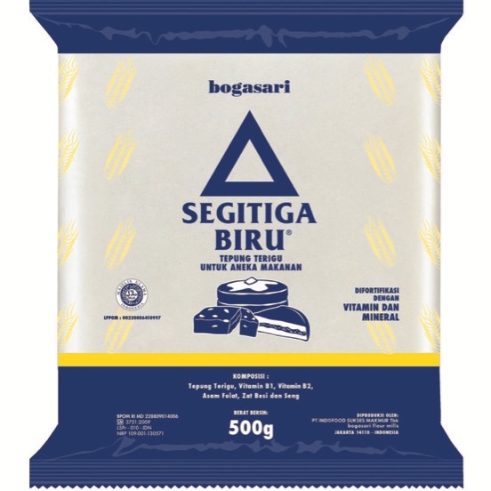 

hbt204tt Tepung Terigu Segitiga Biru 1Kg Ekonomi Pack Harga Grosir Murah Da01D100