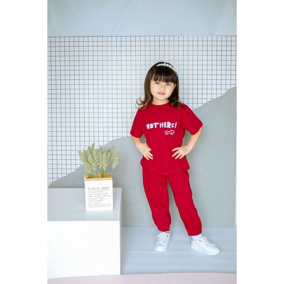 Setelan Anak Unisex Alfa Lucuna SMILEE Size 1-5Tahun / Setelan Boy and Girl / Setelan anak Lucu CBKS S24