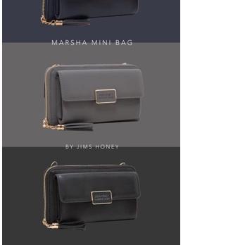➶ Marsha minibag jims honey Wallet Dompet marsya tas selempang wanita import murah fashion realpic ✩