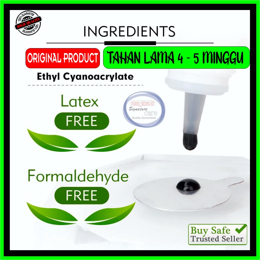 Eyelash Extension Glue Lem Bulu Mata 5 ml TAHAN LAMA TIDAK PERIH Tidak Berbau (Eye Need Glue) Import