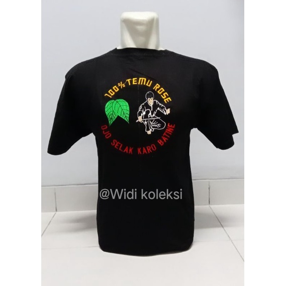 Kaos sh teratai  bordir lengan pendek
