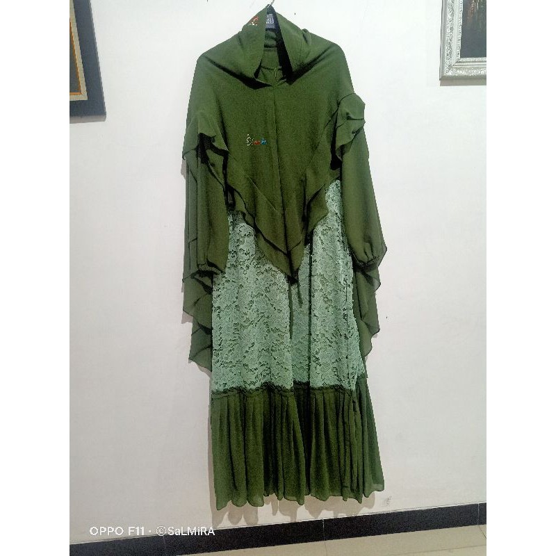 termurahgamis syari premium brand elnaka/gamis mewah/gamis premium/gamis cantik/syari/elnaka