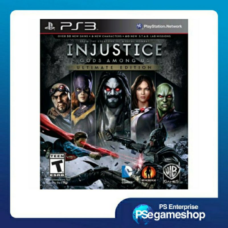 Ps3 Injustice: Gods Among Us Ultimate Edition ( Eng / noseal ) preloved