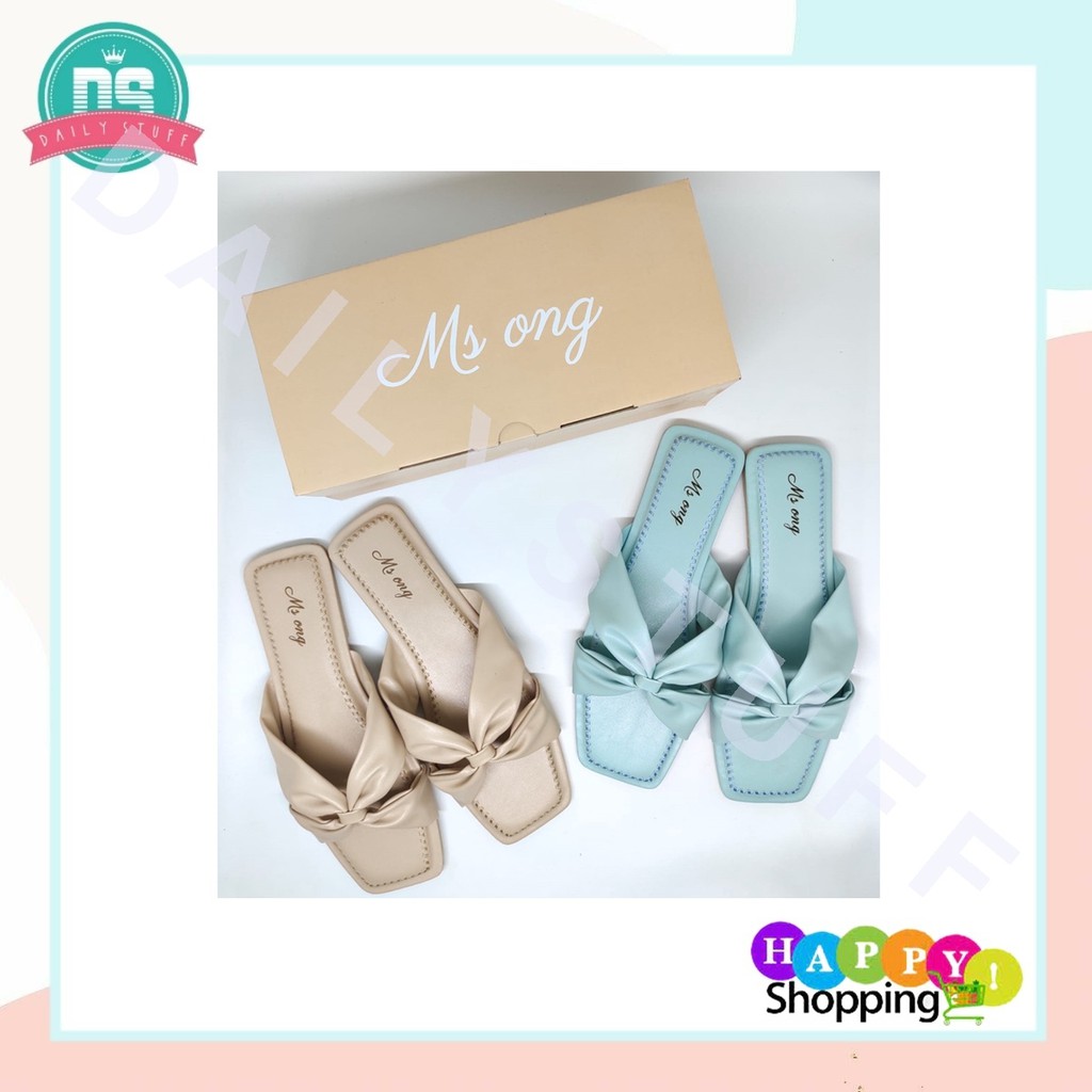 Ms Sandal Teplek / Flat Pita Wanita Impor Murah Mst 03