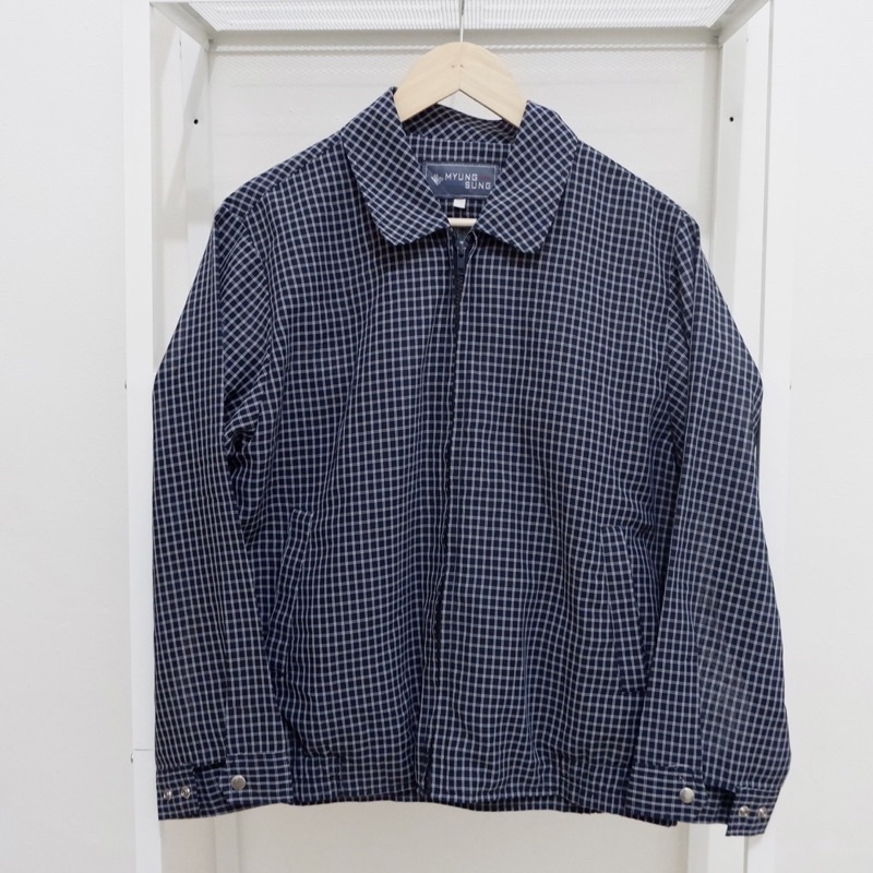 JACKET TARTAN MYUNG SUNG