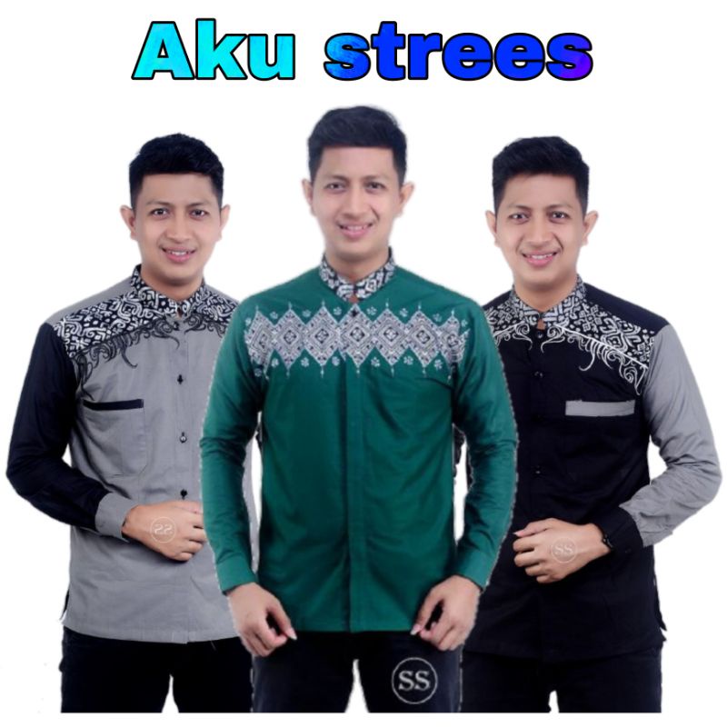 BAJU BATIK PRIA ABADI BATIK KEMEJA BATIK PRIA LENGAN PENDEK