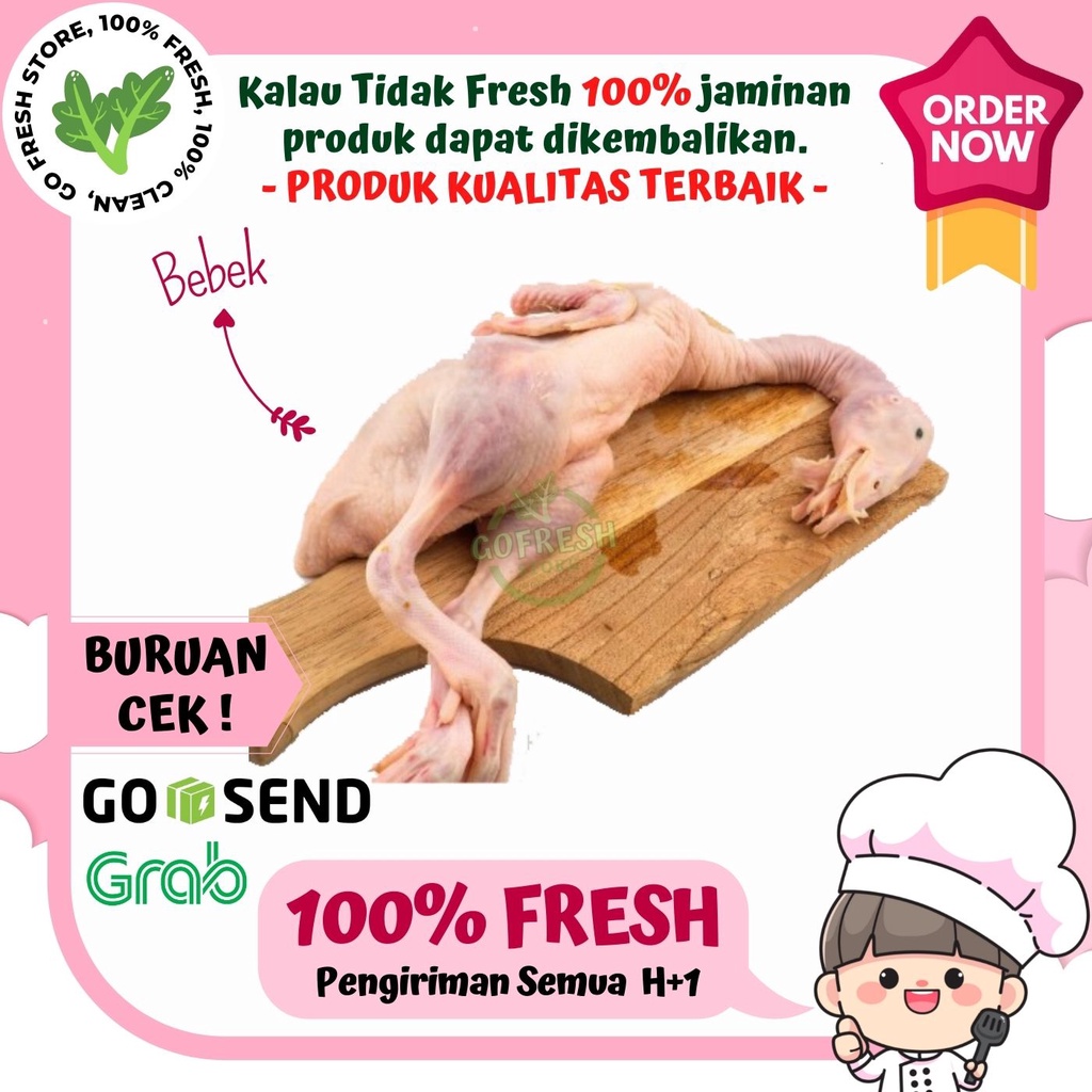

BEBEK UTUH SEGAR LOKAL MURAH 1 EKOR